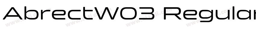 AbrectW03 Regular字体转换 AbrectW03 Regular字体转换